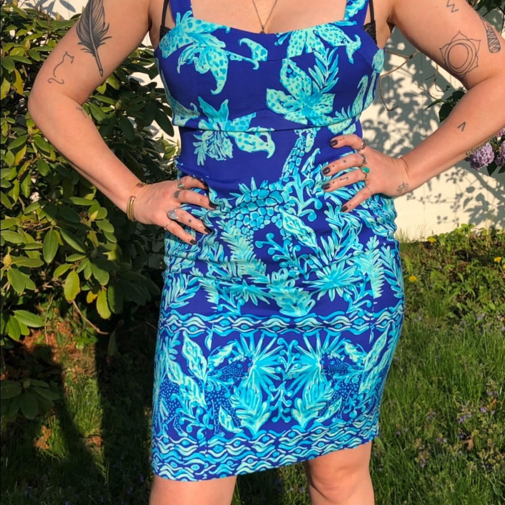 LILY PULITZER pattern dress.